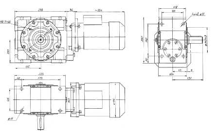 Мотор-редуктор цилиндро-спироидный МРЦС2-50/40